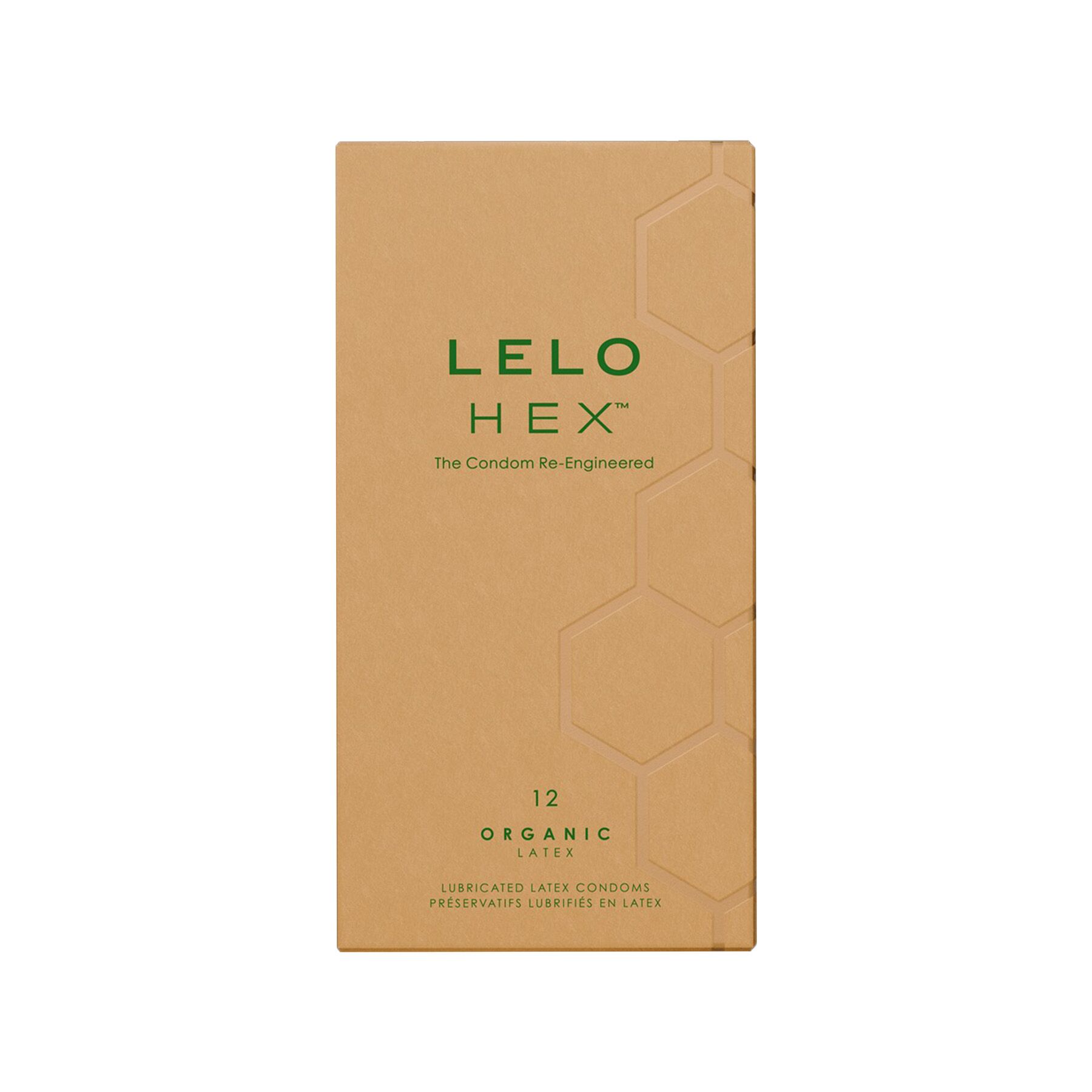Презервативи LELO HEX Condoms Organic 12 Pack, тонкі та суперміцні