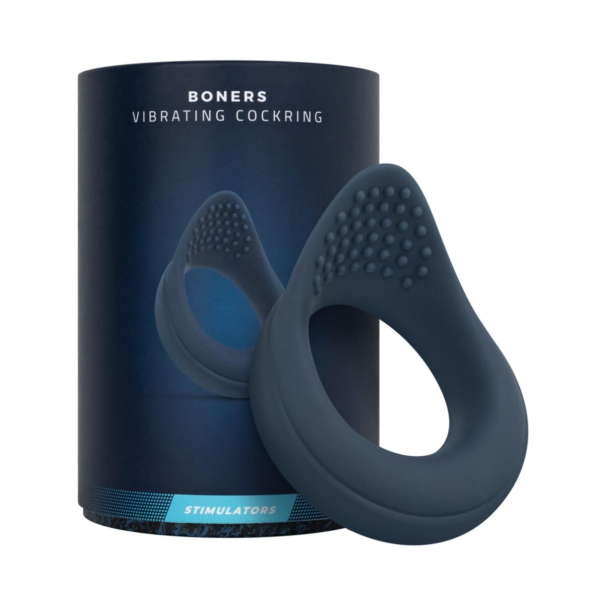 Эрекционное кольцо Boners Vibrating Cock Ring with Perineum Stimulation