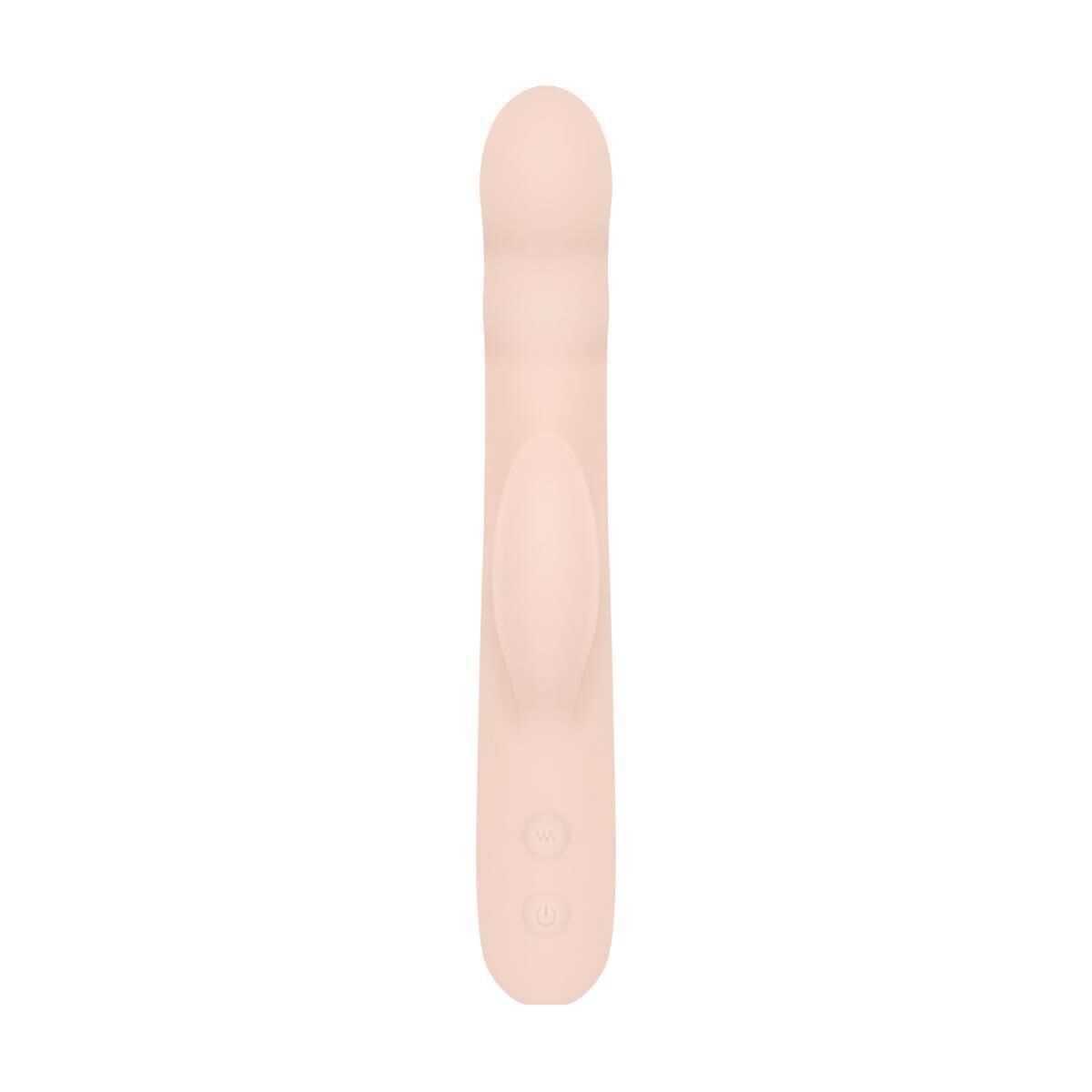 Вибратор-кролик с пульсацией Good Vibes Only – SHAI Thrusting Vibrator Soft Silicone – Pink, 3 мотора