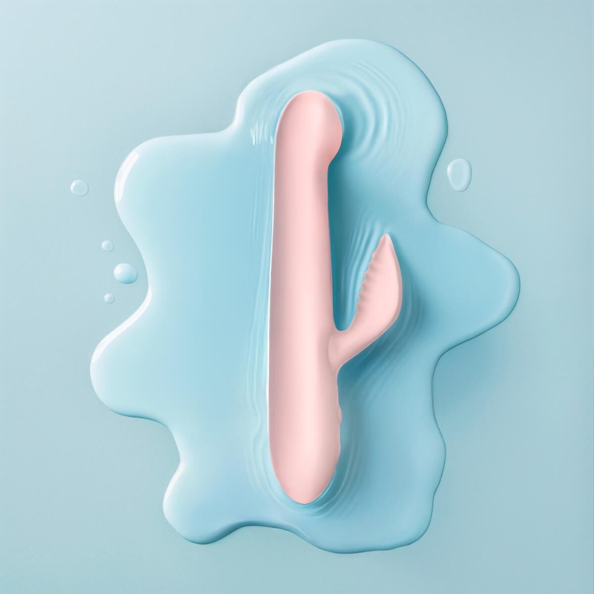 Вибратор-кролик с пульсацией Good Vibes Only – SHAI Thrusting Vibrator Soft Silicone – Pink, 3 мотора