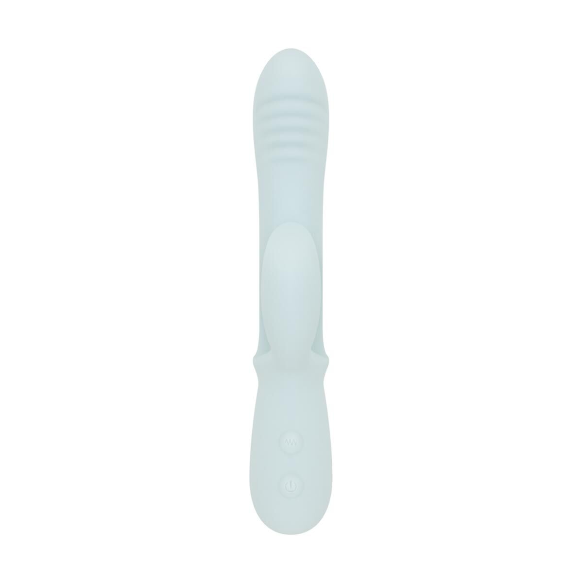 Потрійний вібратор Good Vibes Only – SAGE Triple Stimulation Vibe Soft Silicone – Blue, манливий рух