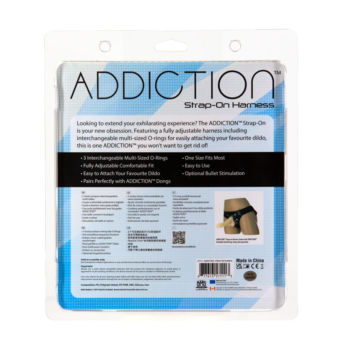 Трусики для страпона Addiction Strap-On Harness One Size