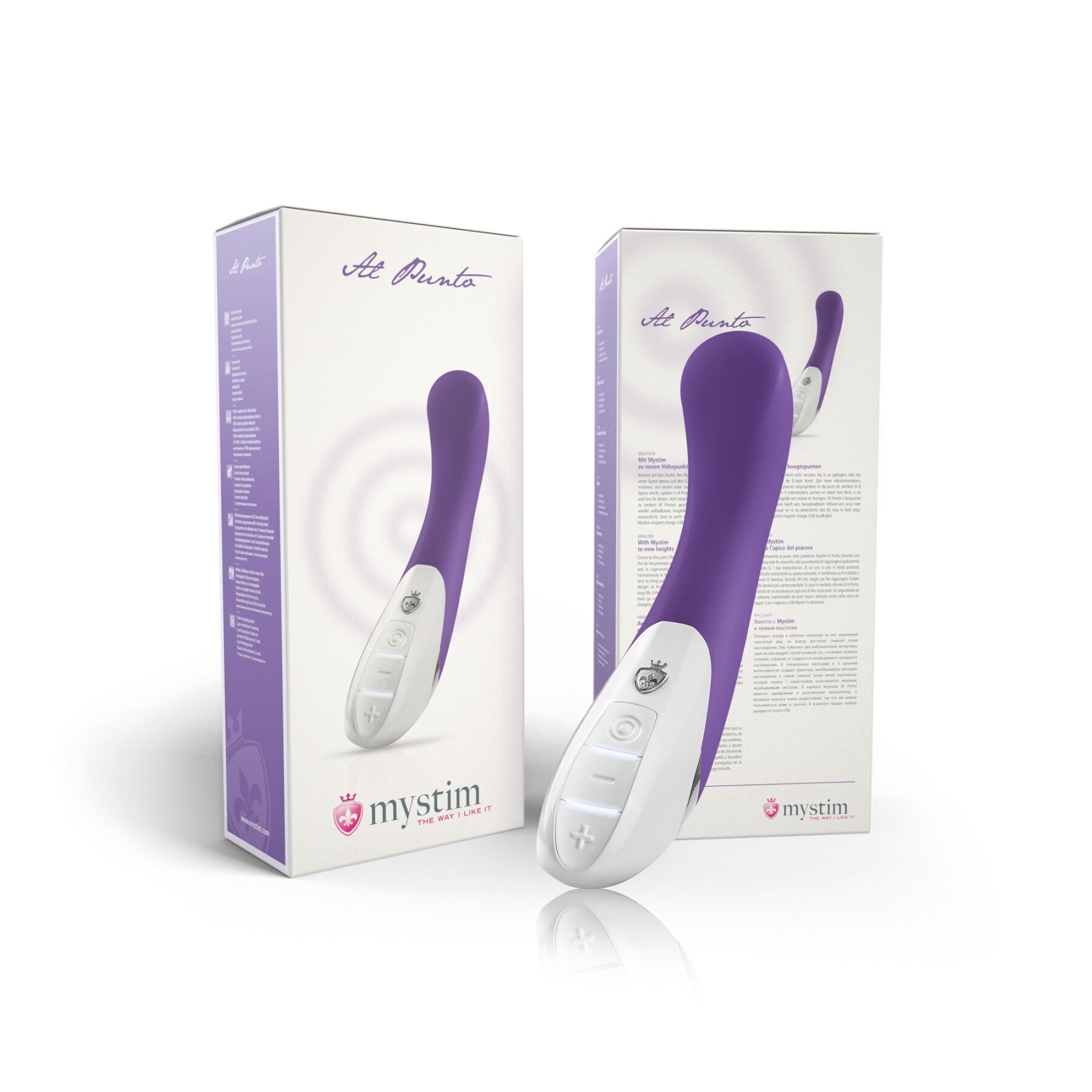 Вибратор Mystim Al Punto Purple (мятая упаковка!!!)