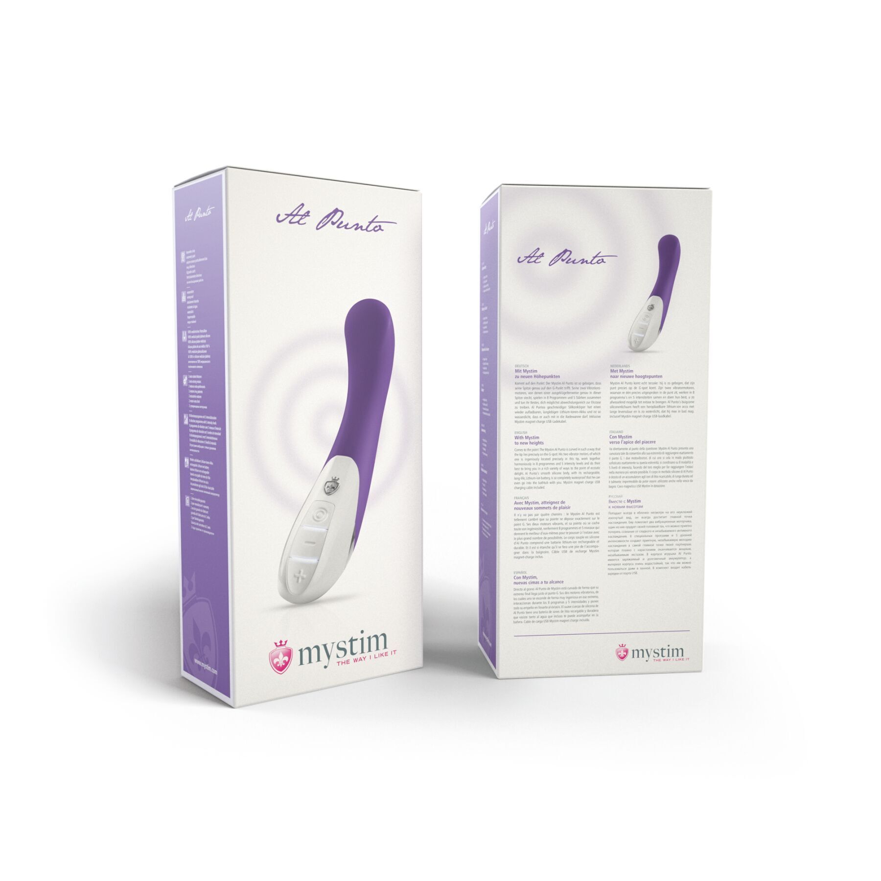 Вибратор Mystim Al Punto Purple (мятая упаковка!!!)