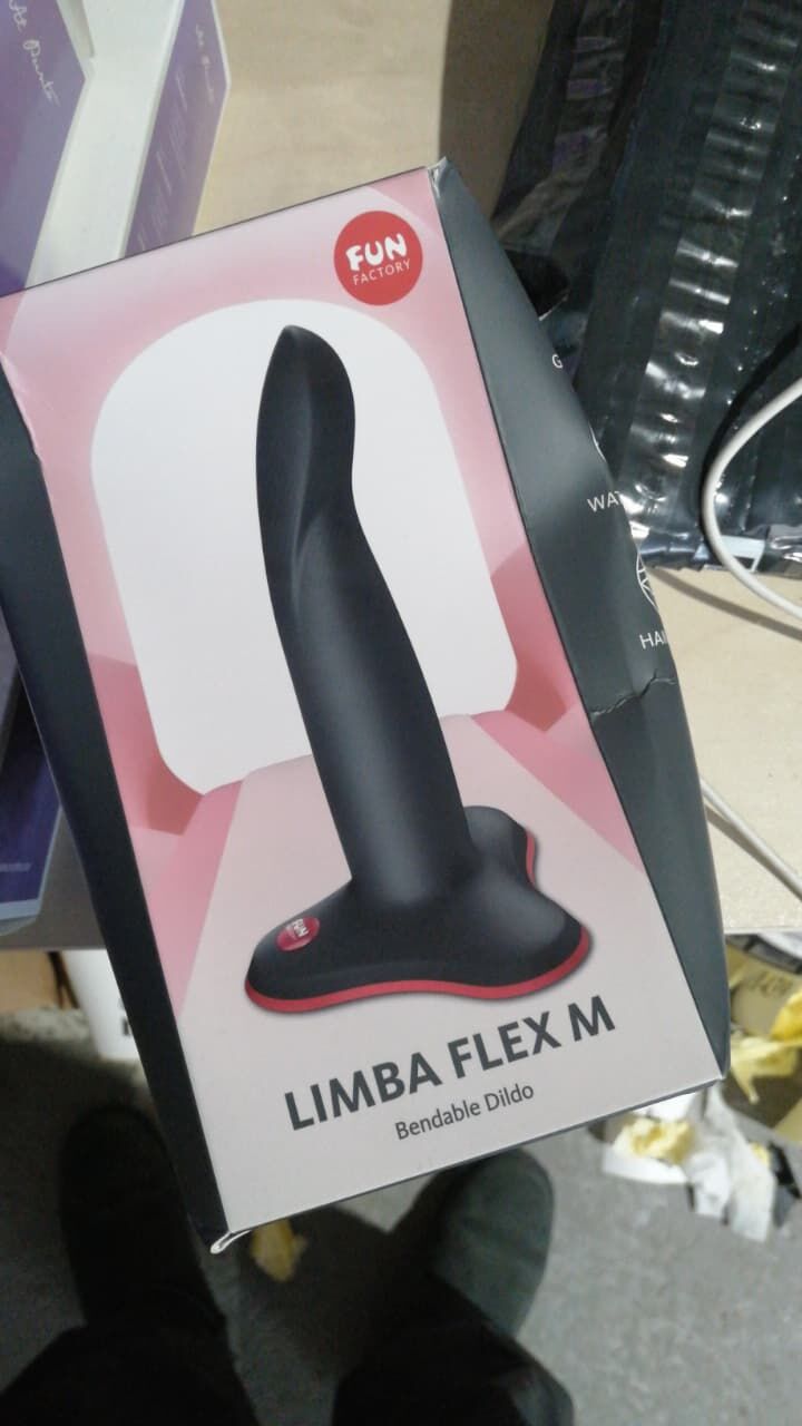Фалоімітатор Fun Factory LIMBA FLEX M Black (м'ята упаковка!!!)
