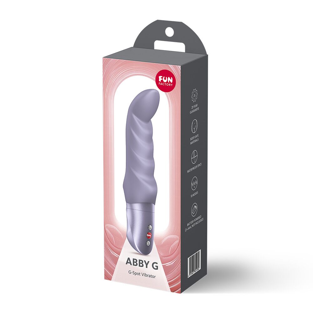 Вібратор для точки G Fun Factory Abby G Light Violet, 10 режимів роботи, на батарейках
