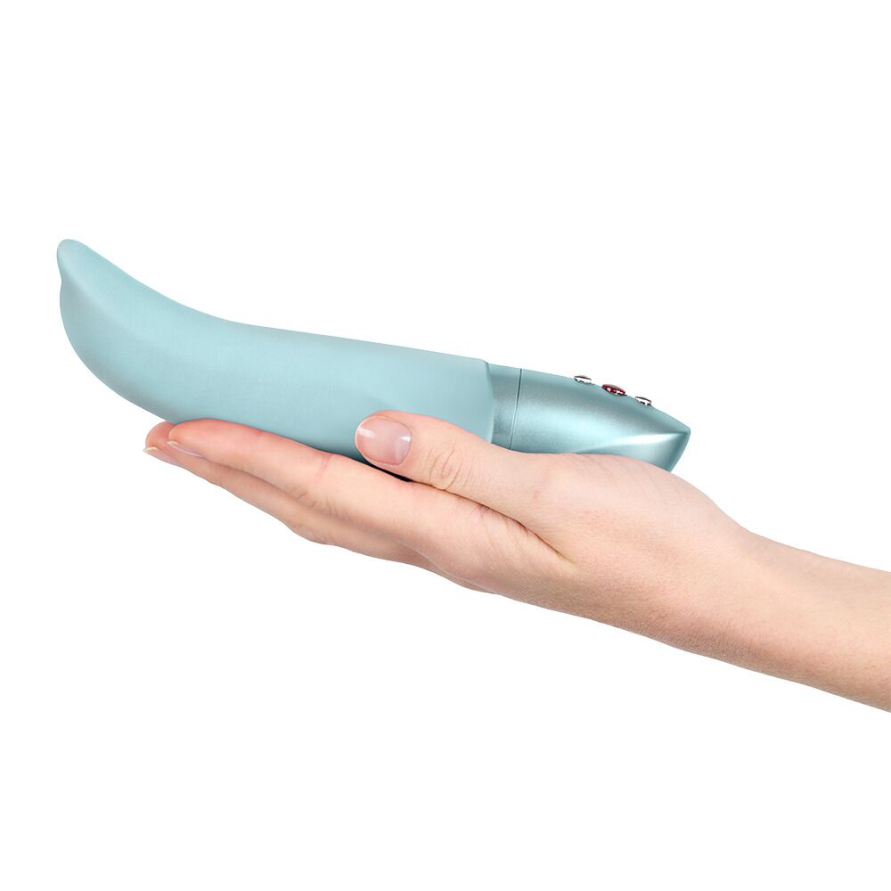 Вибратор для точки G Fun Factory Diva Dolphin Ice Blue, 10 режимов работы, на батарейках