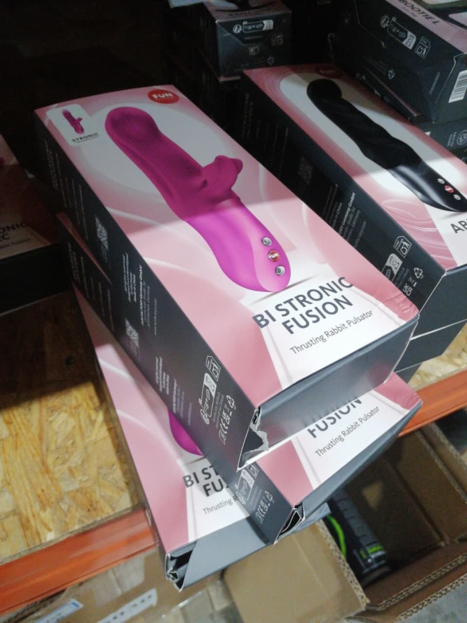 Пульсатор с вибрацией клиторального отростка Fun Factory Bi Stronic Fusion Magenta (мятая упаковка!!!)