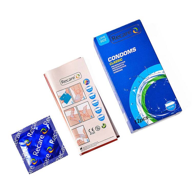 Презервативы Recare Classic Condoms 12 шт, классические