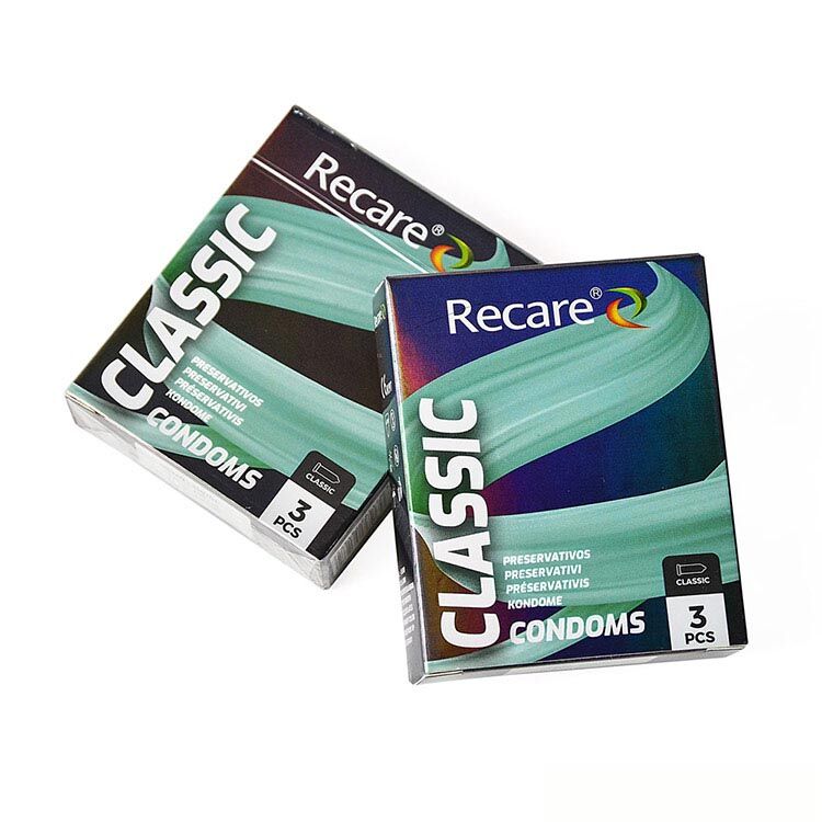 Презервативи Holographic Recare Classic Condoms 3 шт, класичні