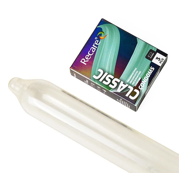 Презервативи Holographic Recare Classic Condoms 3 шт, класичні