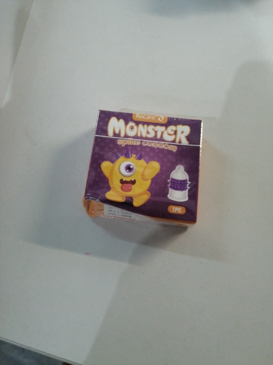Насадка на член Recare Yellow Monster Spike Condom (м'яте паковання!!!)