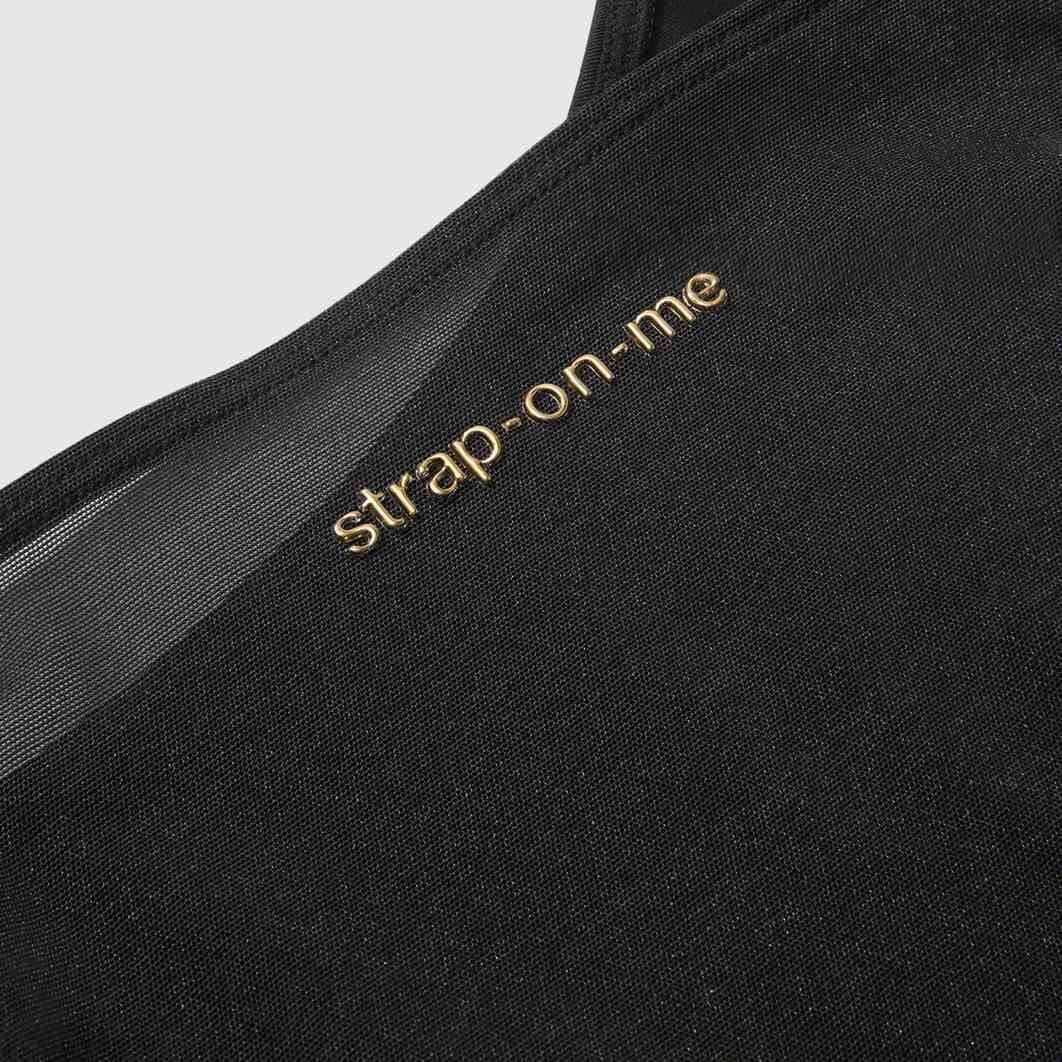 Боди с фиксацией дилдо Strap-On-Me Harness Body Signature - M - Black