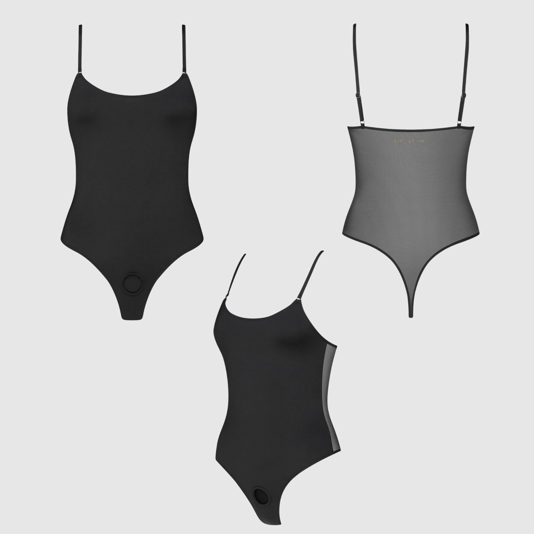 Боді з фіксацією ділдо Strap-On-Me Harness Body Signature - L - Black