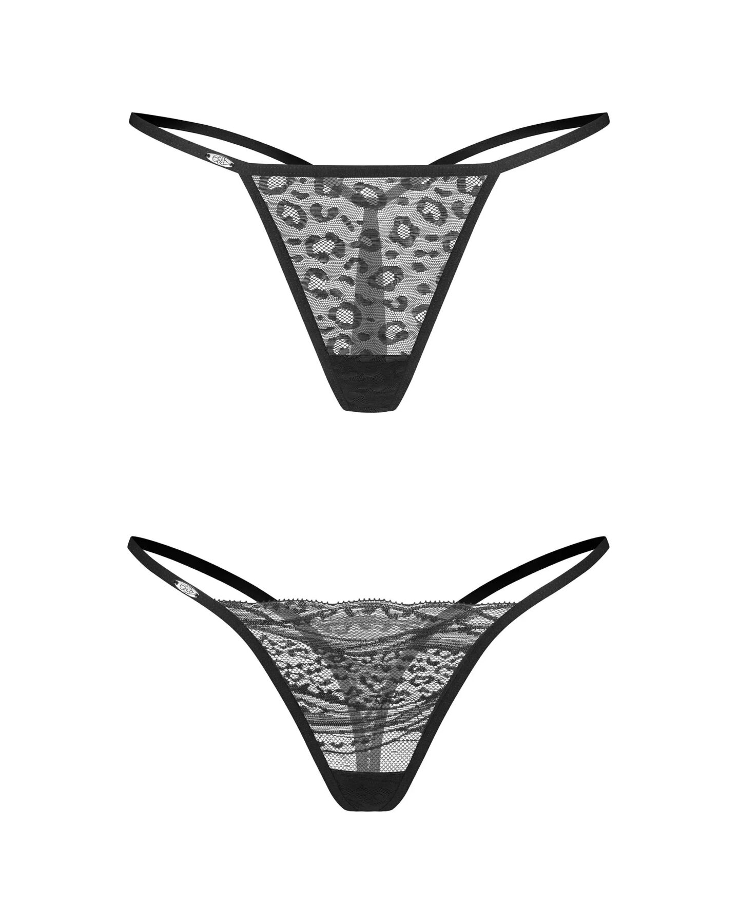 Набор трусиков Obsessive Clara 2-pack thong 2XL/3XL