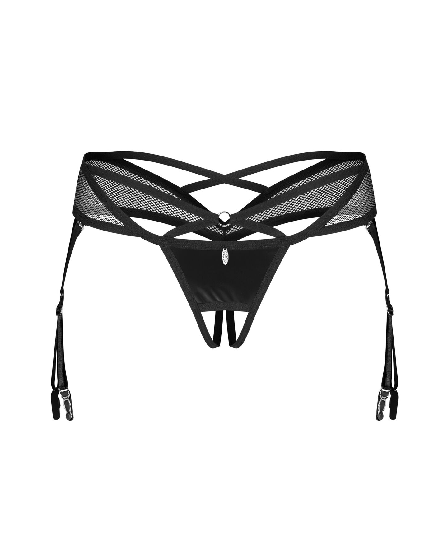 Трусики Obsessive Dominna crotchless thong 2XL/3XL