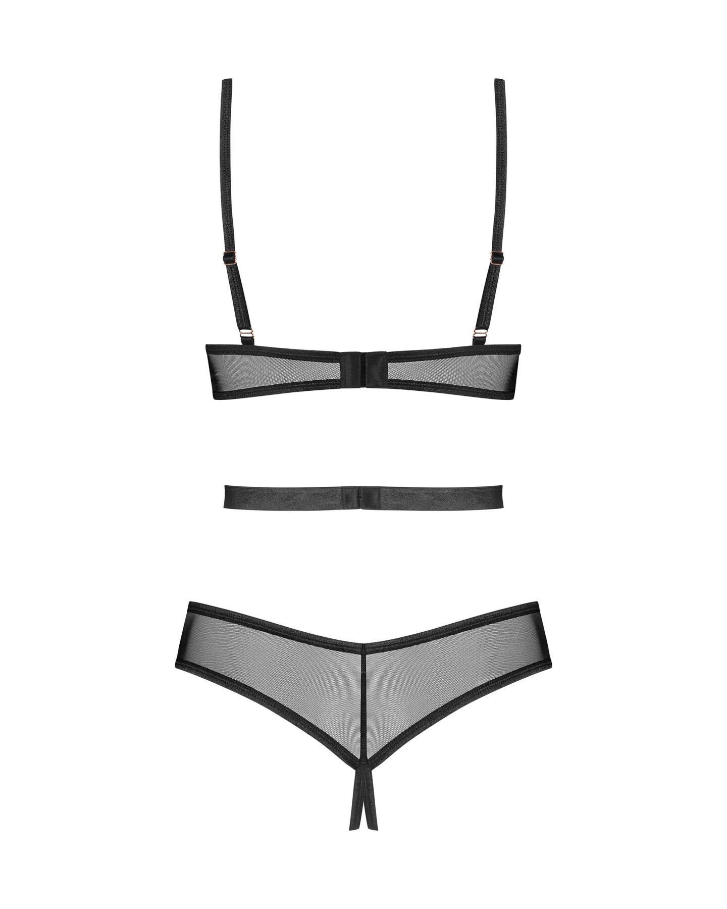 Боді Obsessive Euridia crotchless teddy XL/2XL