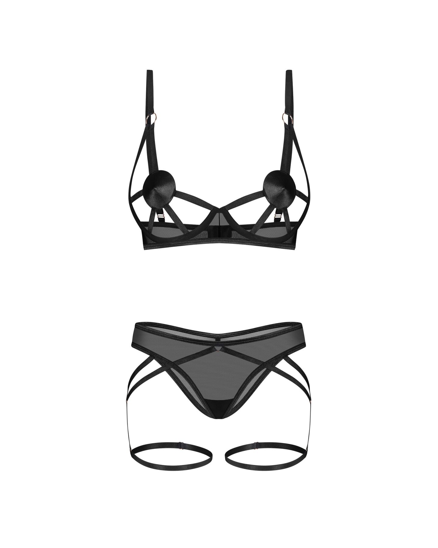 Комплект Obsessive Euridia 2-pcs set XL/2XL