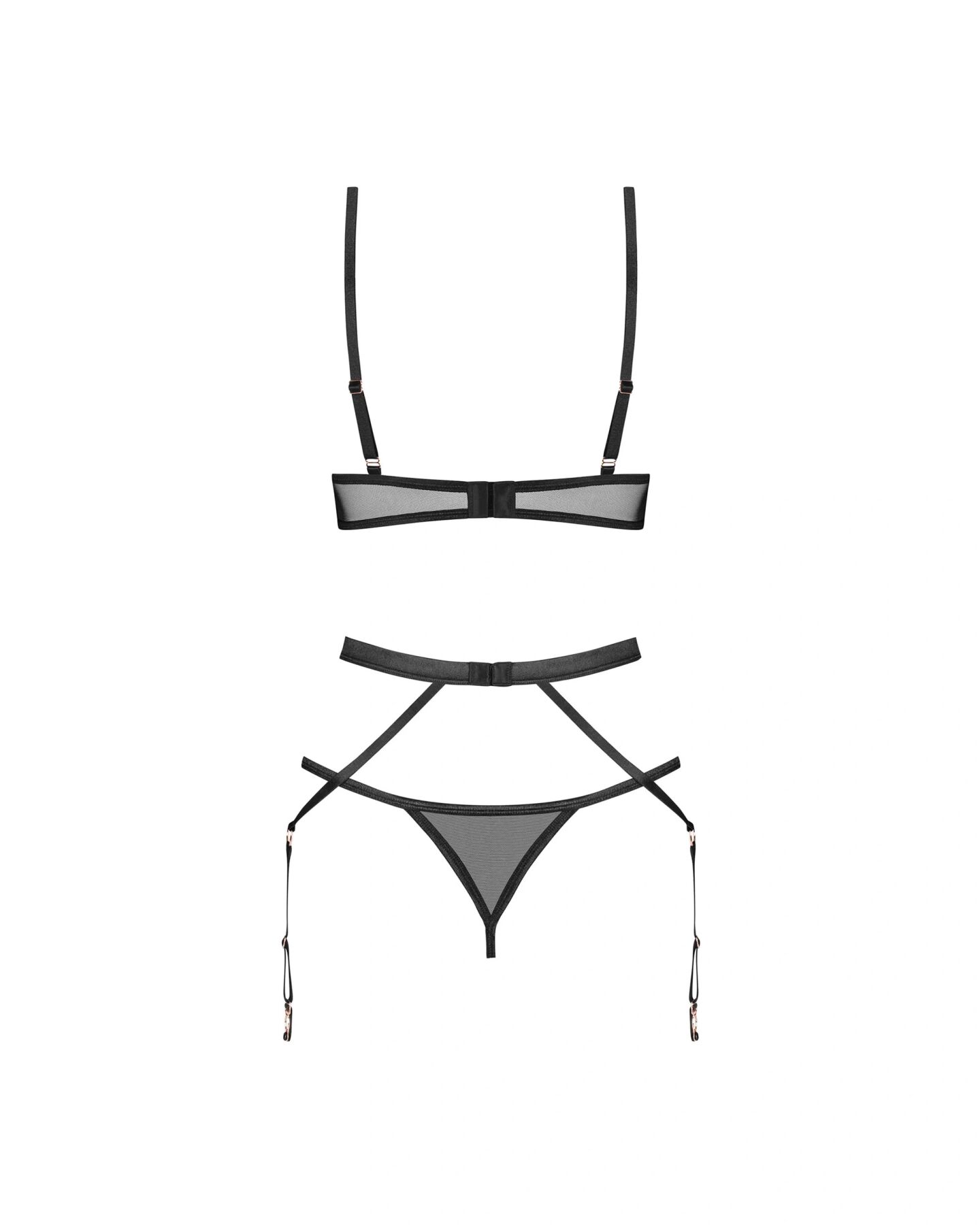 Комплект Obsessive Euridia 3-pcs set XL/2XL