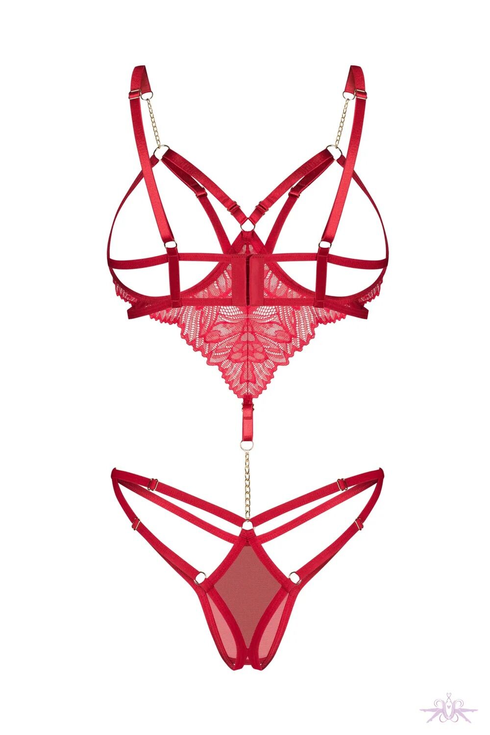 Боді Obsessive Matildea crotchless teddy L/XL