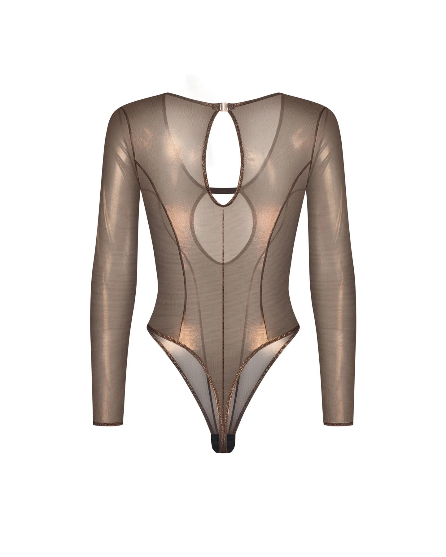 Боди Obsessive Soranna long-sleeved teddy S/M
