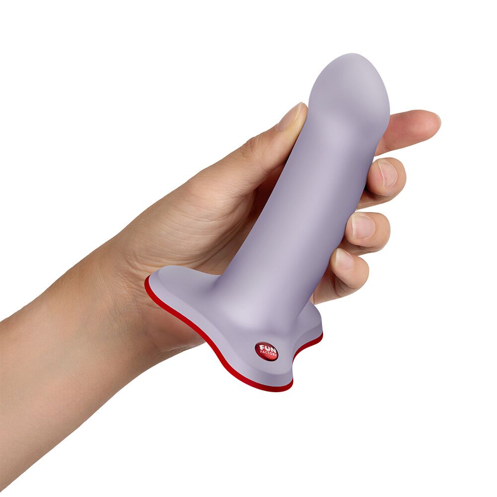 Фаллоимитатор Fun Factory AMOR Purple, длина 14,6 см, диаметр 3,7 см, изогнутый
