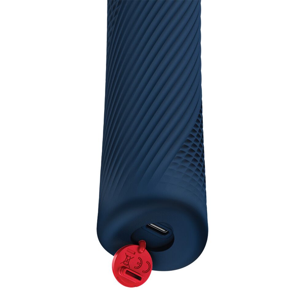 Вибромассажер Fun Factory VIM Vibrating Wand Nightblue, супермощный и легкий, до 6 часов работы