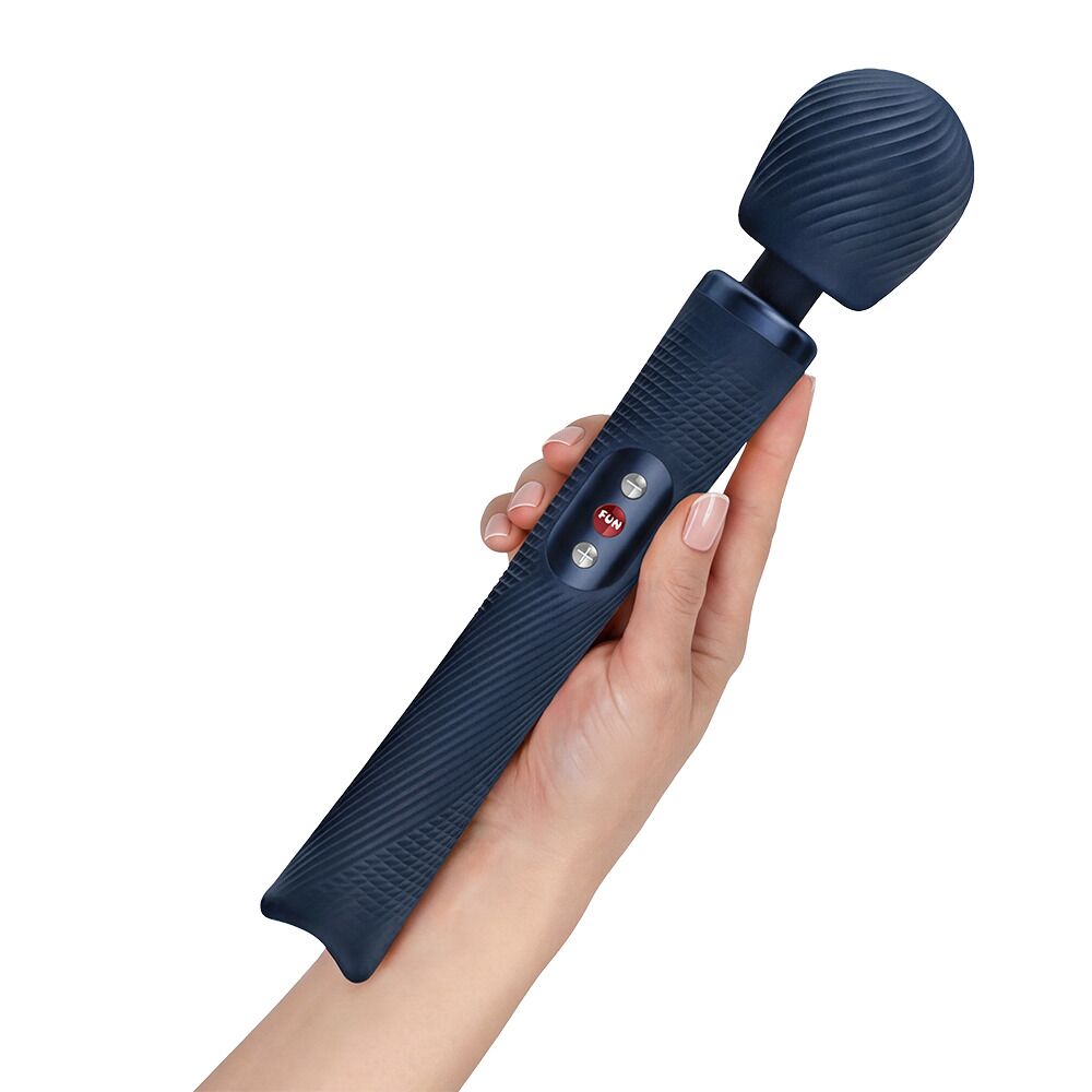 Вибромассажер Fun Factory VIM Vibrating Wand Nightblue, супермощный и легкий, до 6 часов работы