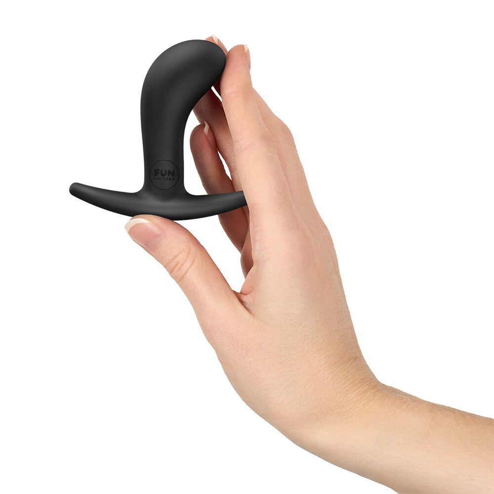 Анальна пробка Fun Factory BOOTIE S Black, діаметр 2,8 см, тонкий обмежувач