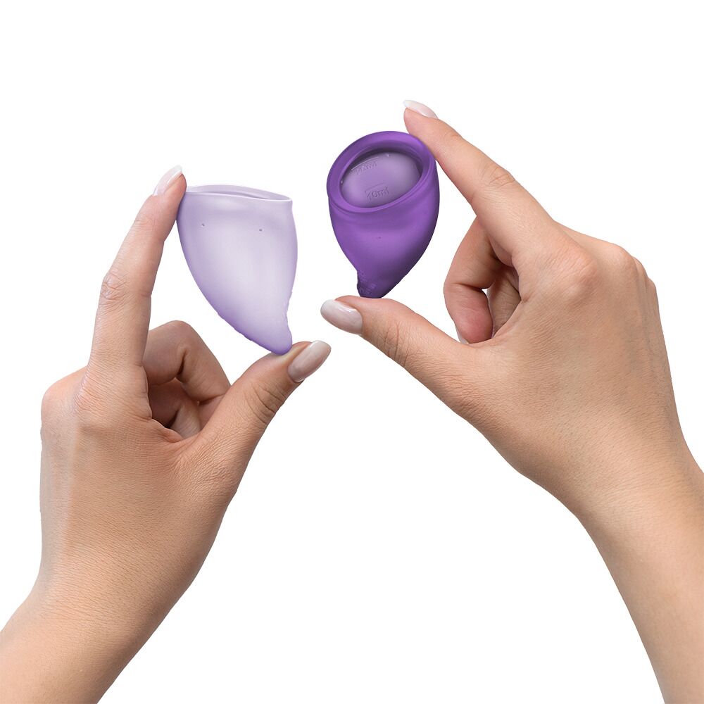 Набір менструальних чаш Fun Factory FUN CUP EXPLORE KIT, 2 шт, Multicolored Violet, об’єми 20 та 30 мл