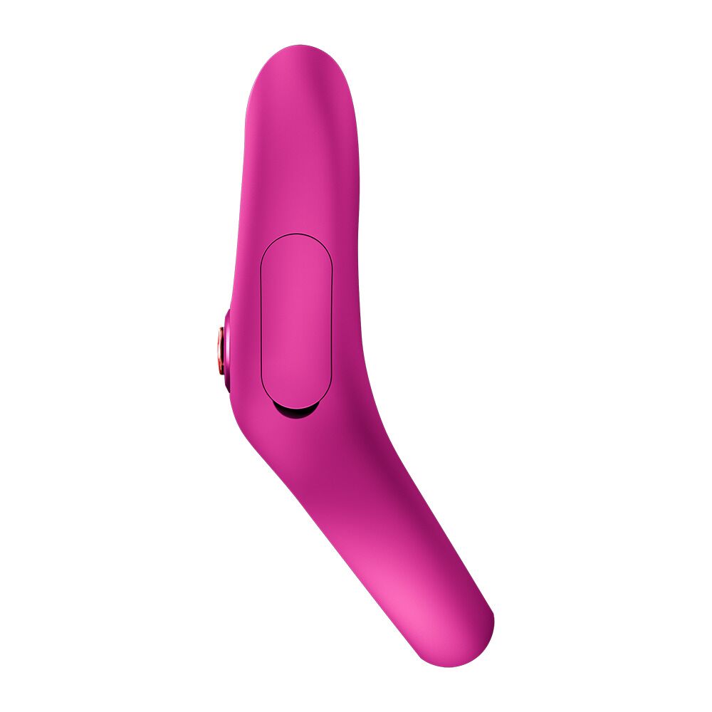 Эрекционное виброкольцо с двойной стимуляцией клитора Fun Factory NŌS CLASSIC Magenta, 2 мотора