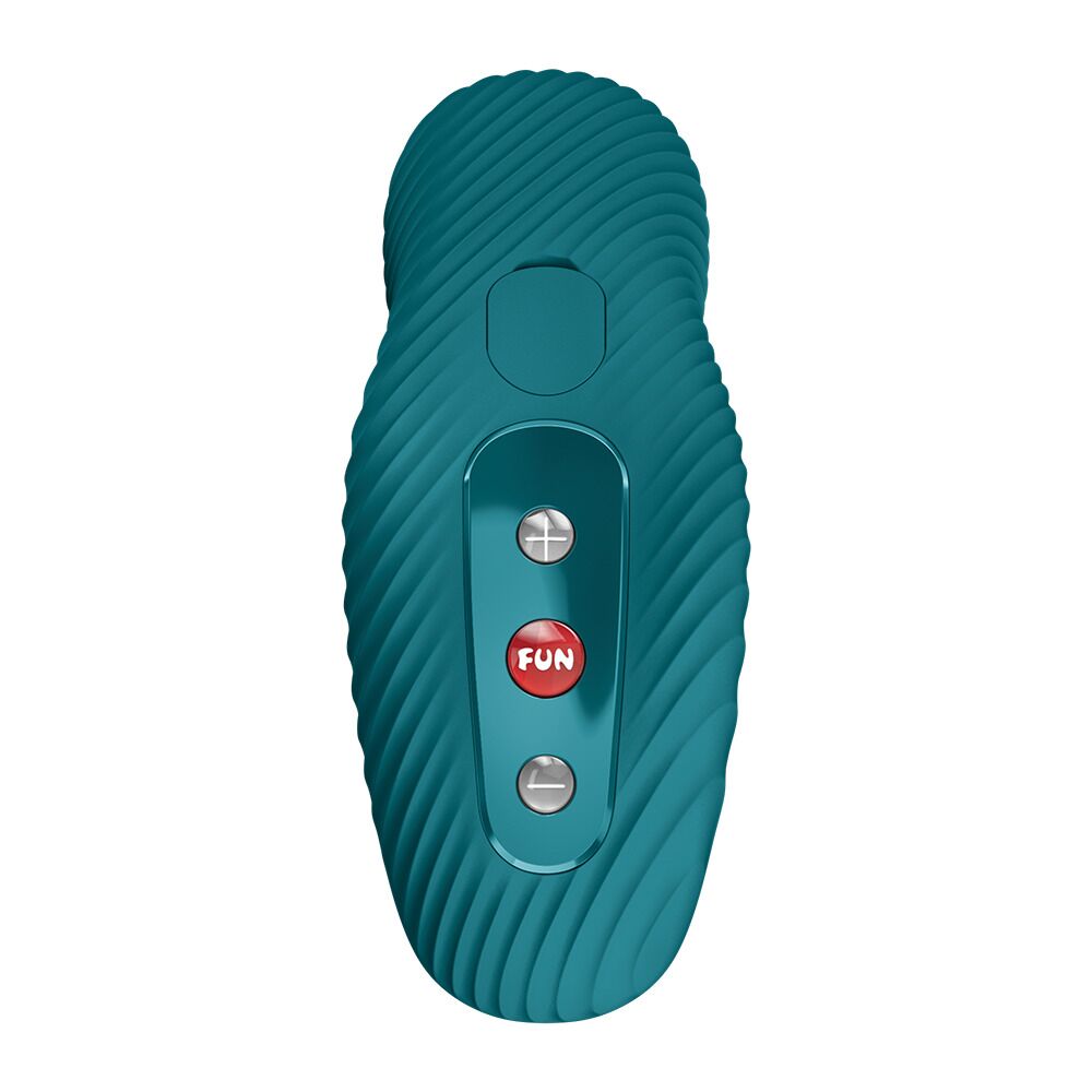 Накладний вібратор Fun Factory LAYA III Bottle Green, ефект постукування пальцем