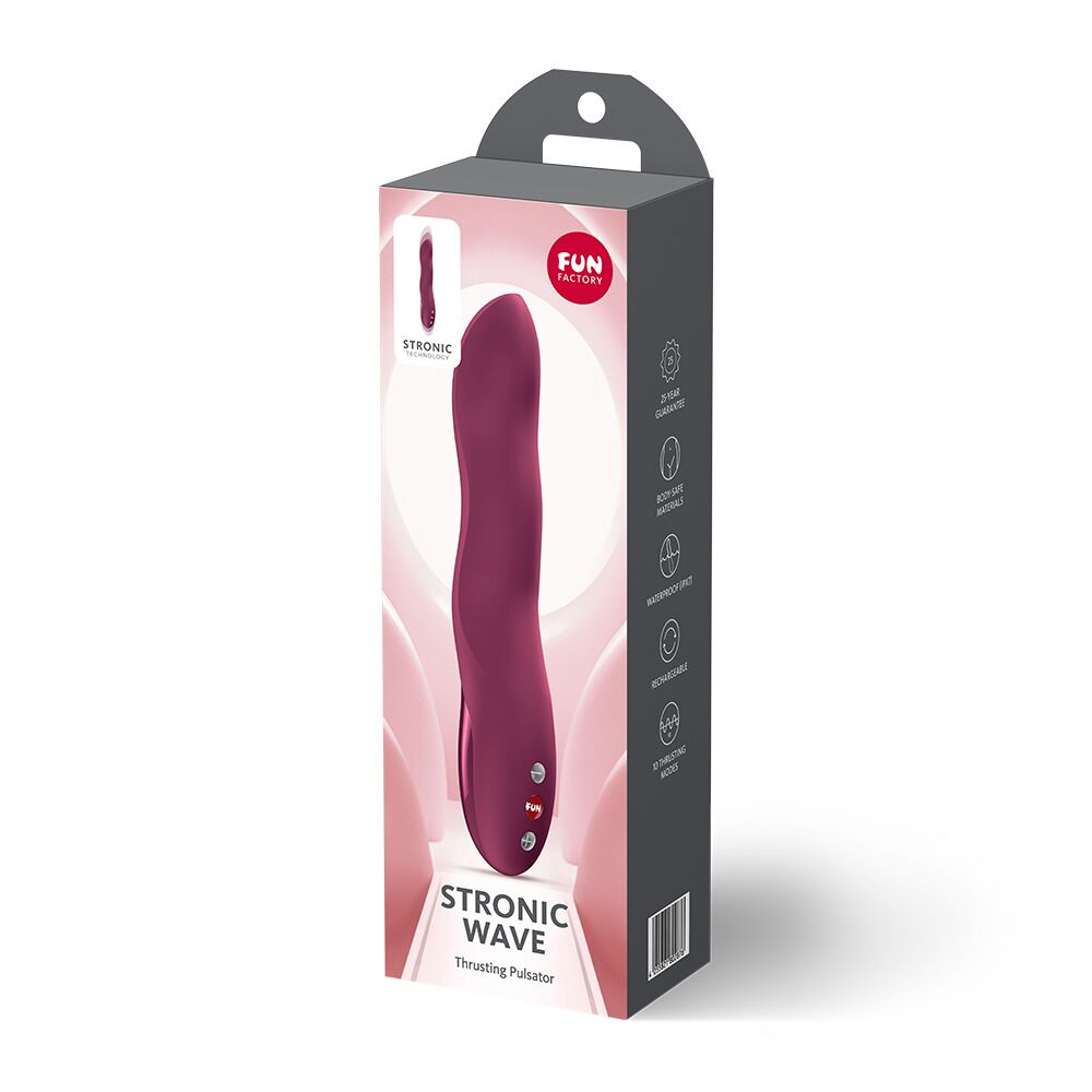 Пульсатор для точки G Fun Factory Stronic Wave Wine Red