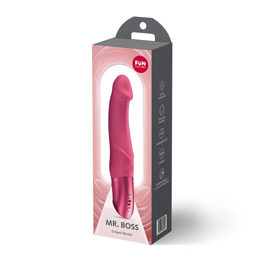 Вибратор Fun Factory Mr. Boss Raspberry