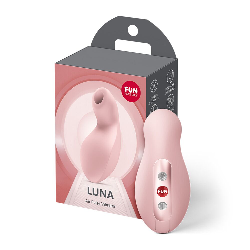Вакуумний стимулятор Fun Factory Luna Soft Pink