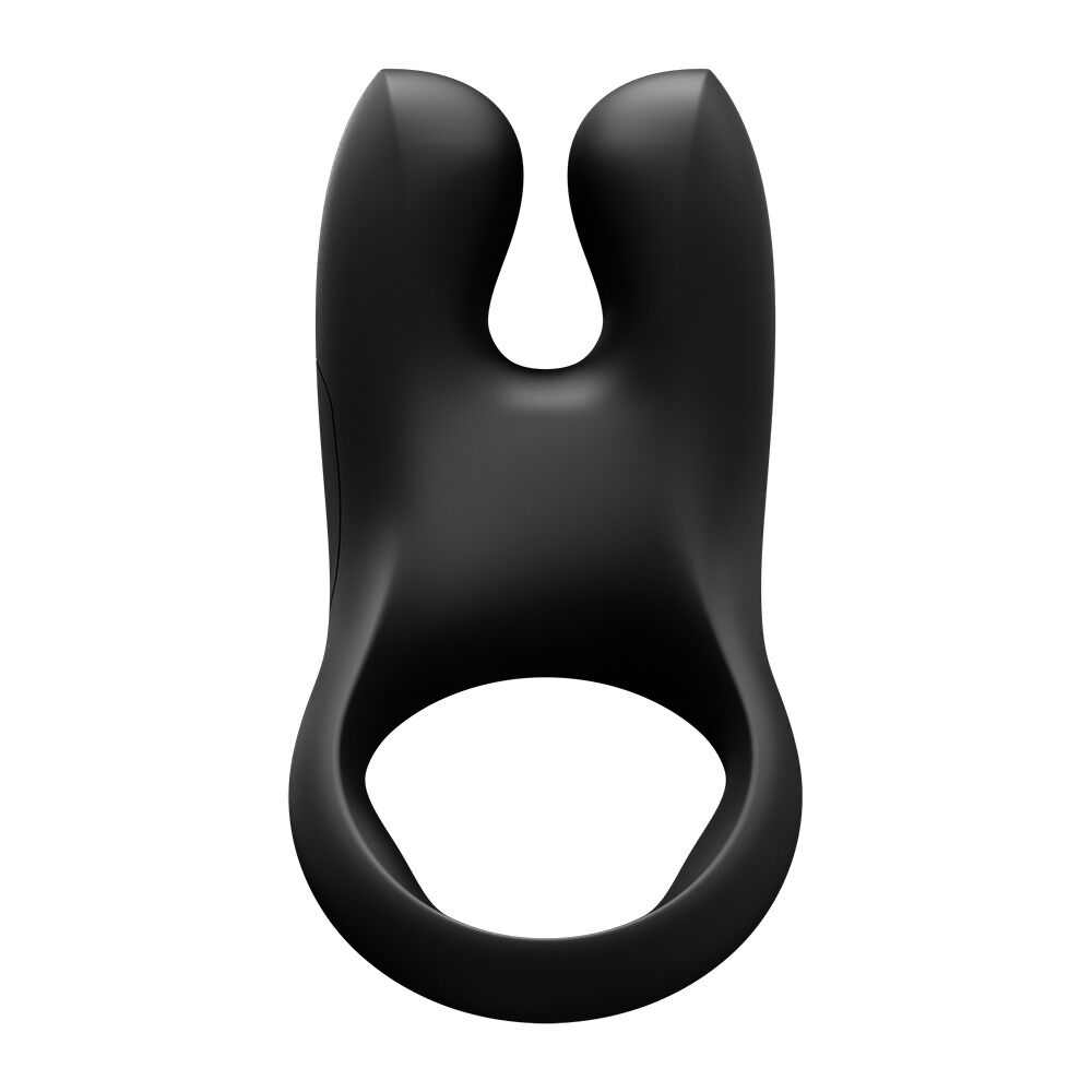 Эрекционное виброкольцо с двойной стимуляцией клитора Fun Factory NŌS CLASSIC Black, 2 мотора