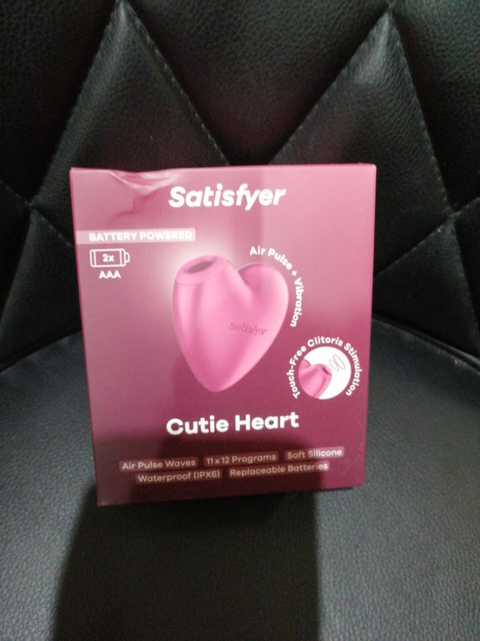 Вакуумний стимулятор-серце з вібрацією Satisfyer Cutie Heart Battery Series (м'яте паковання!!!)
