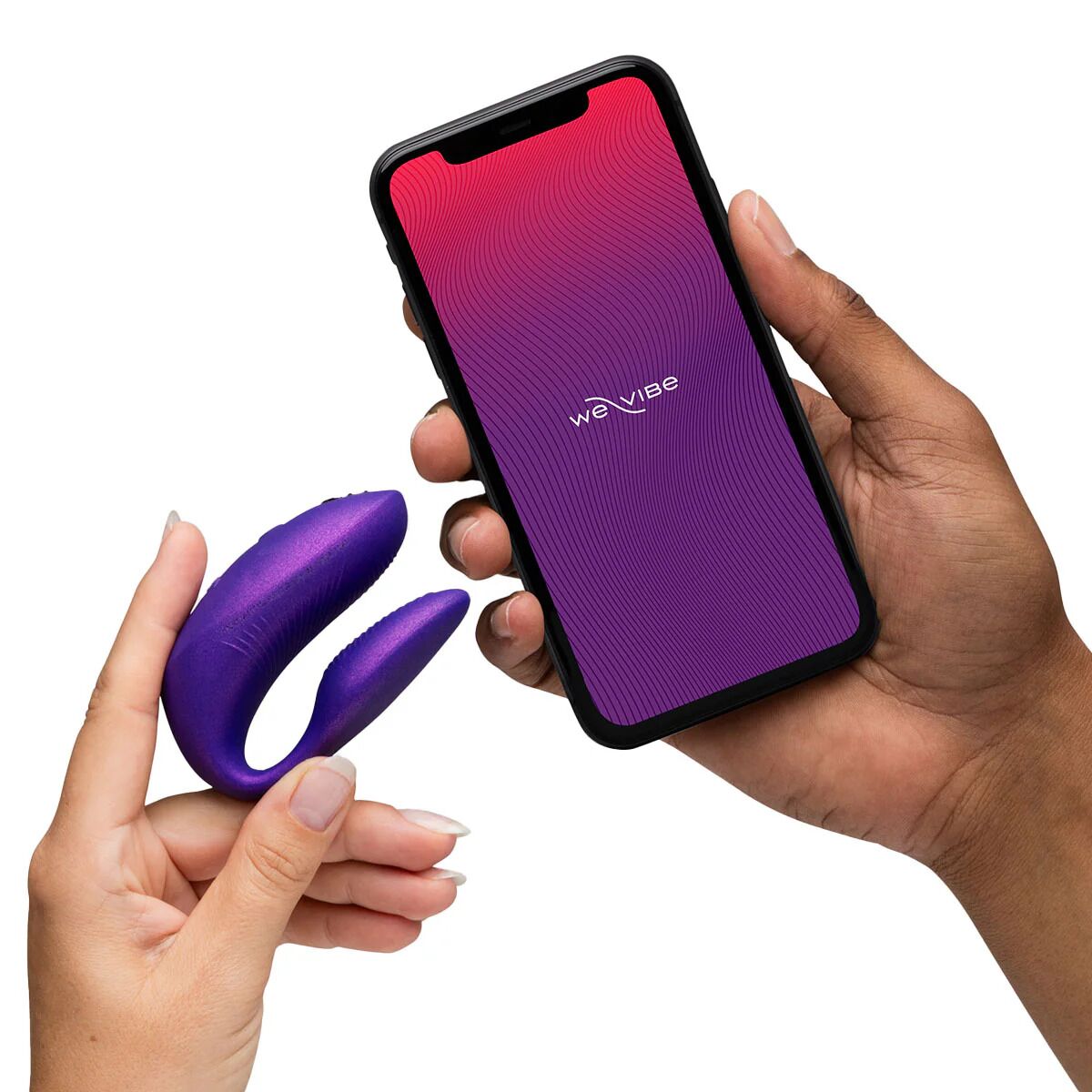 Смарт-вібратор для пар We-Vibe Chorus Pro Cosmic Purple