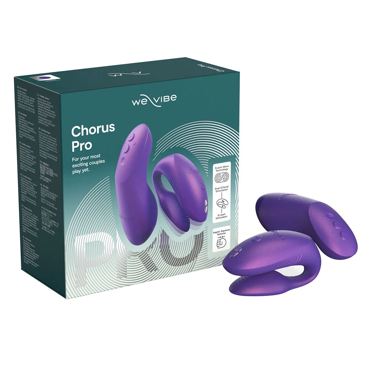 Смарт-вібратор для пар We-Vibe Chorus Pro Cosmic Purple