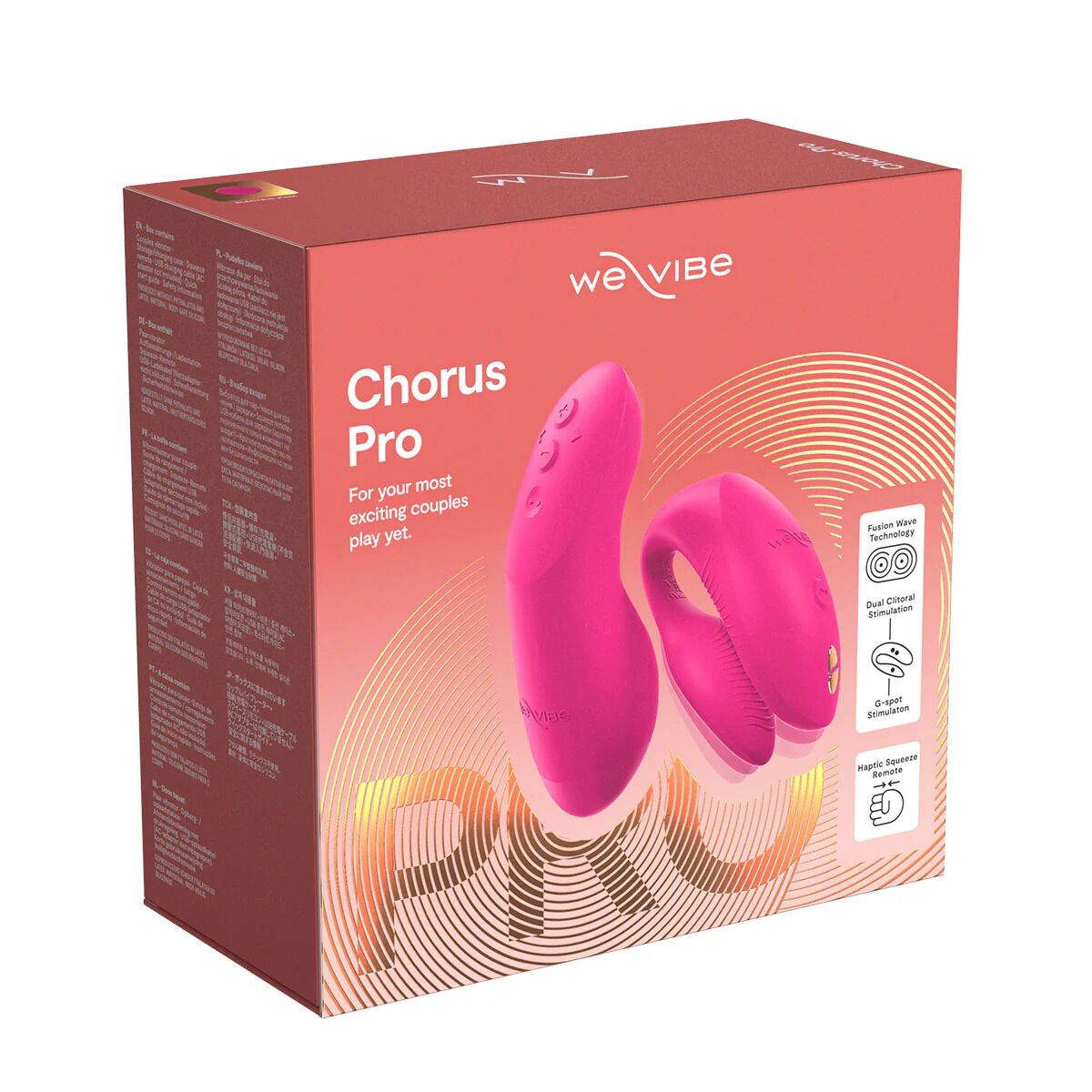 Смарт-вібратор для пар We-Vibe Chorus Pro Electric Pink