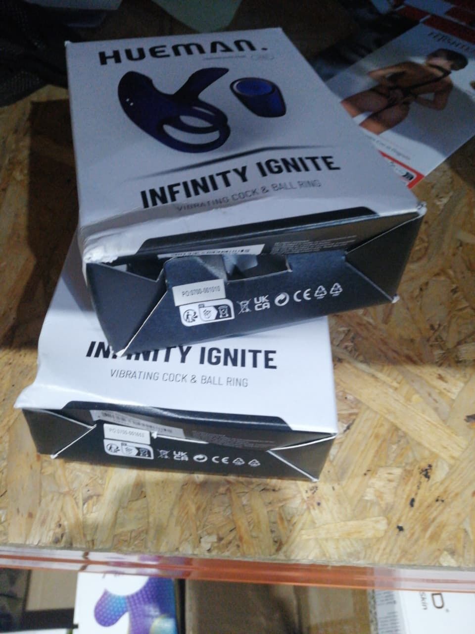 Ерекційне віброкільце Hueman - Infinity Ignite Vibrating Cock Ring (м'яте паковання!!!)