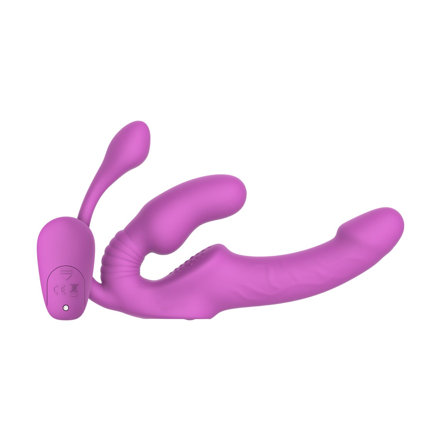 Безремневой страпон с анальной вставкой Teazers Strapless Strap-On with Anal Plug