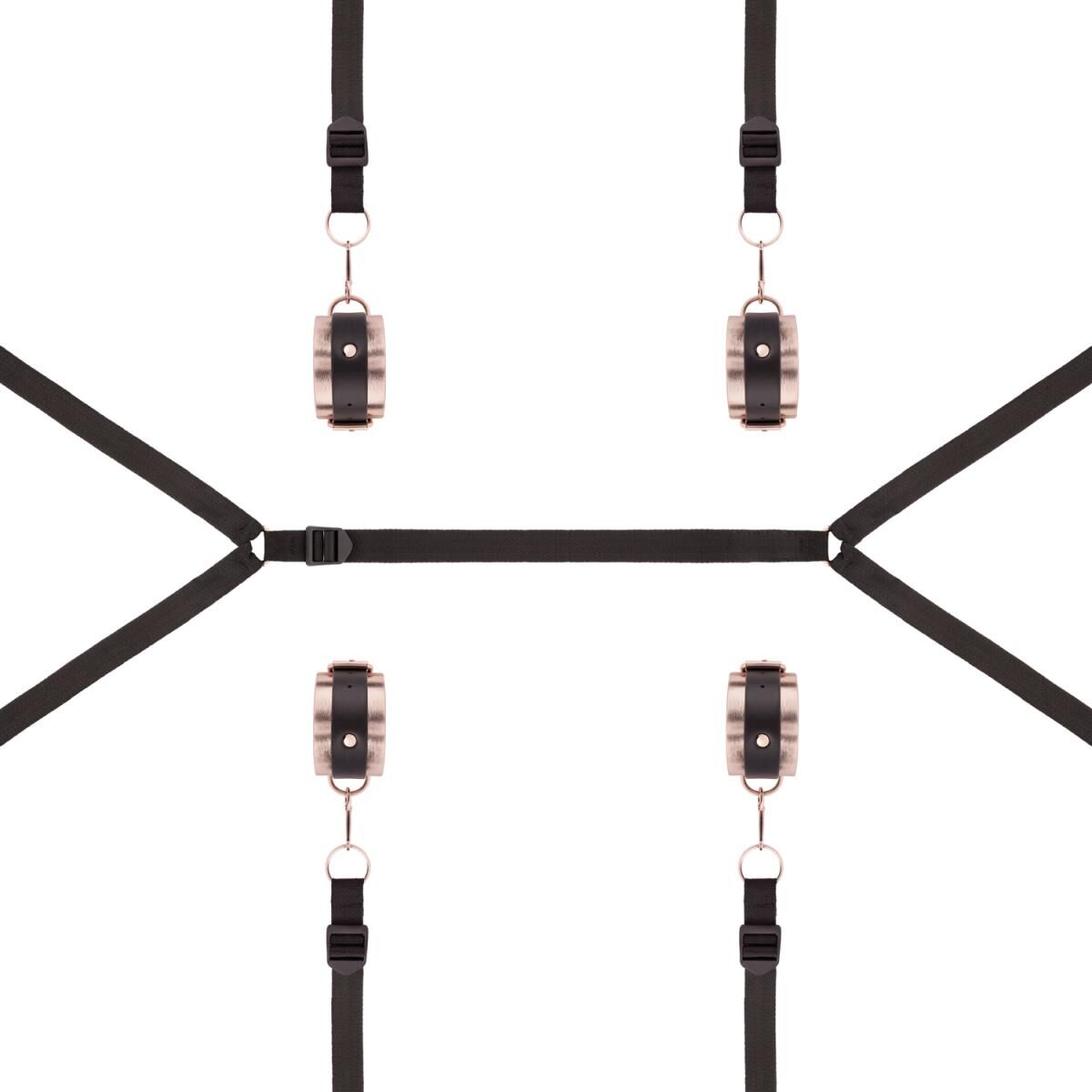 Фиксатор рук и ног для кровати Rosy Gold - Under-Mattress Restraint Set