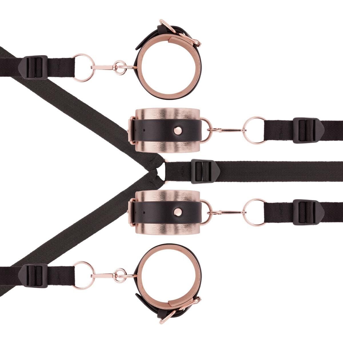 Фиксатор рук и ног для кровати Rosy Gold - Under-Mattress Restraint Set