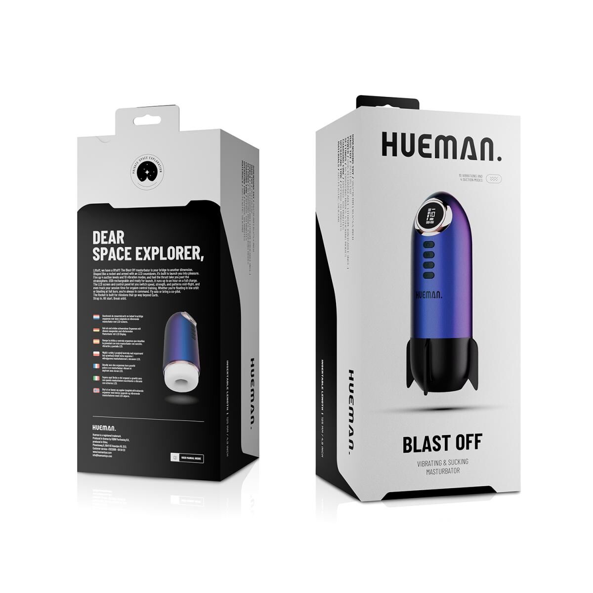 Мастурбатор Hueman - Blast Off Rocket Masturbator