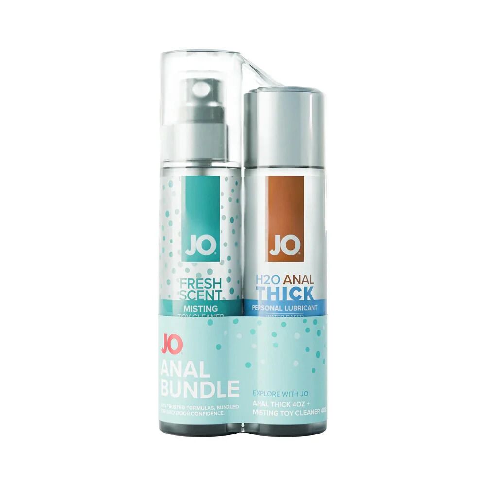 Комплект JO Anal Bundle - Anal Thick 120 мл + Misting Toy Cleaner 120 мл