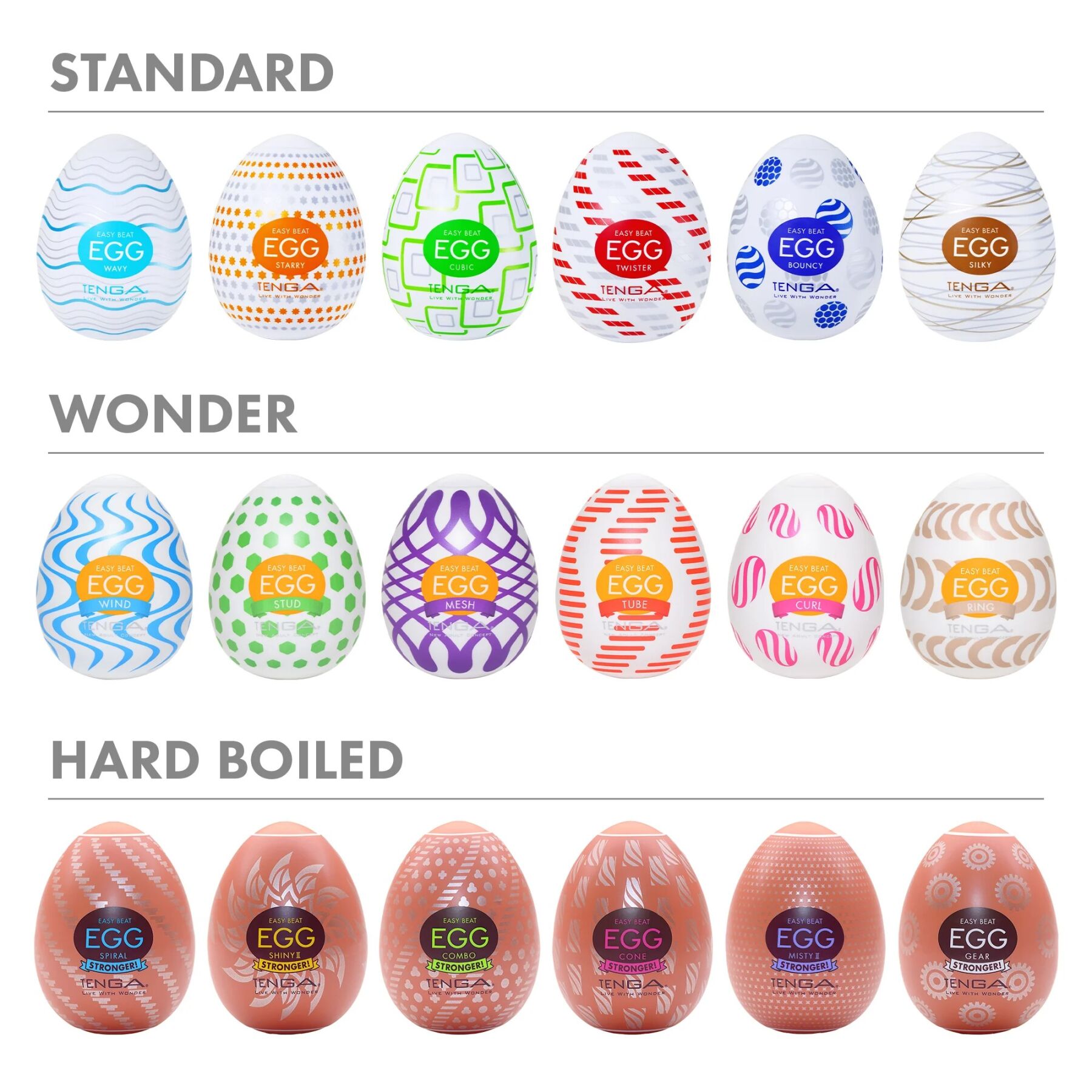 Мастурбатор-яйцо Tenga Egg Bouncy