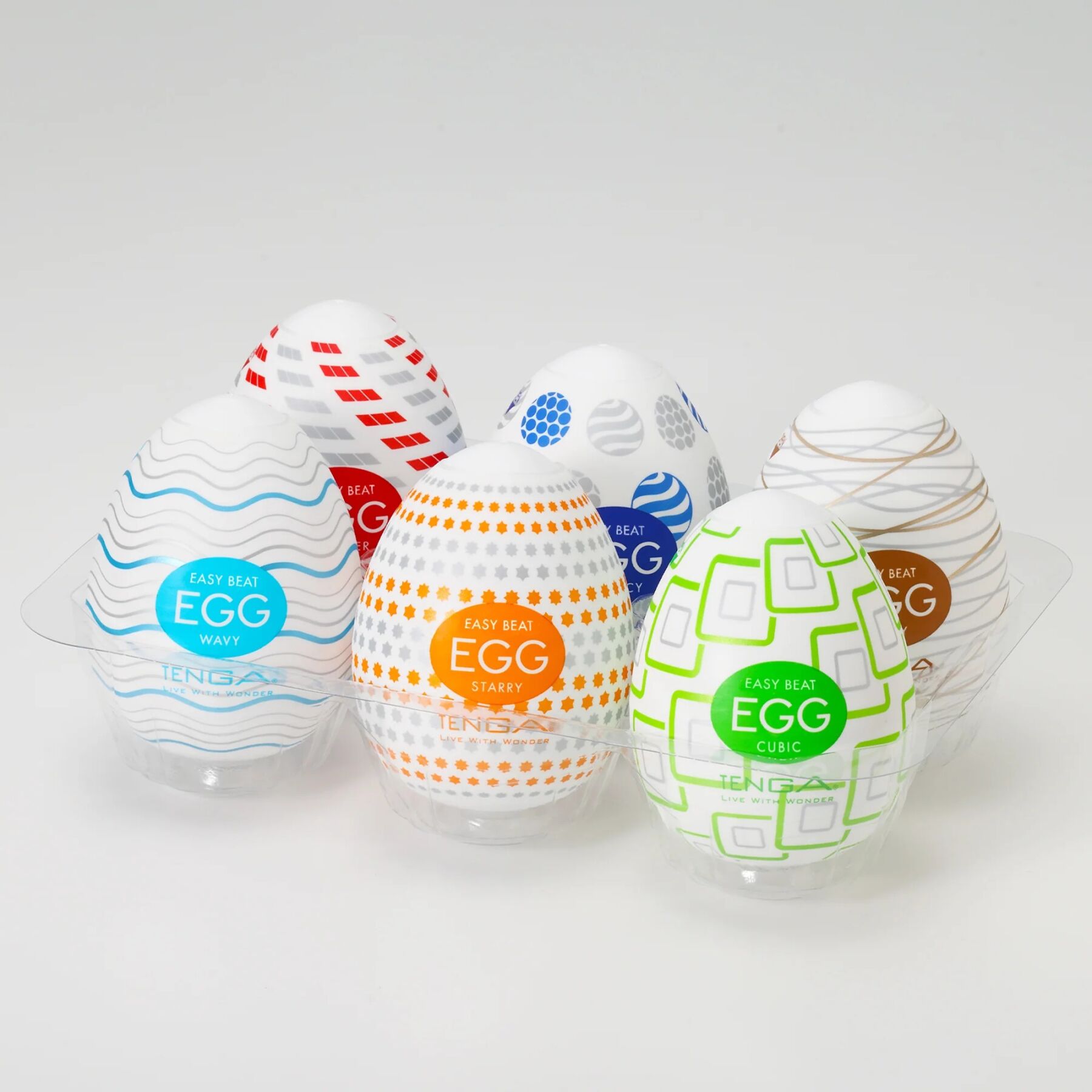 Набор мастурбаторов-яиц Tenga Egg Variety Pack - Standard (6 шт)