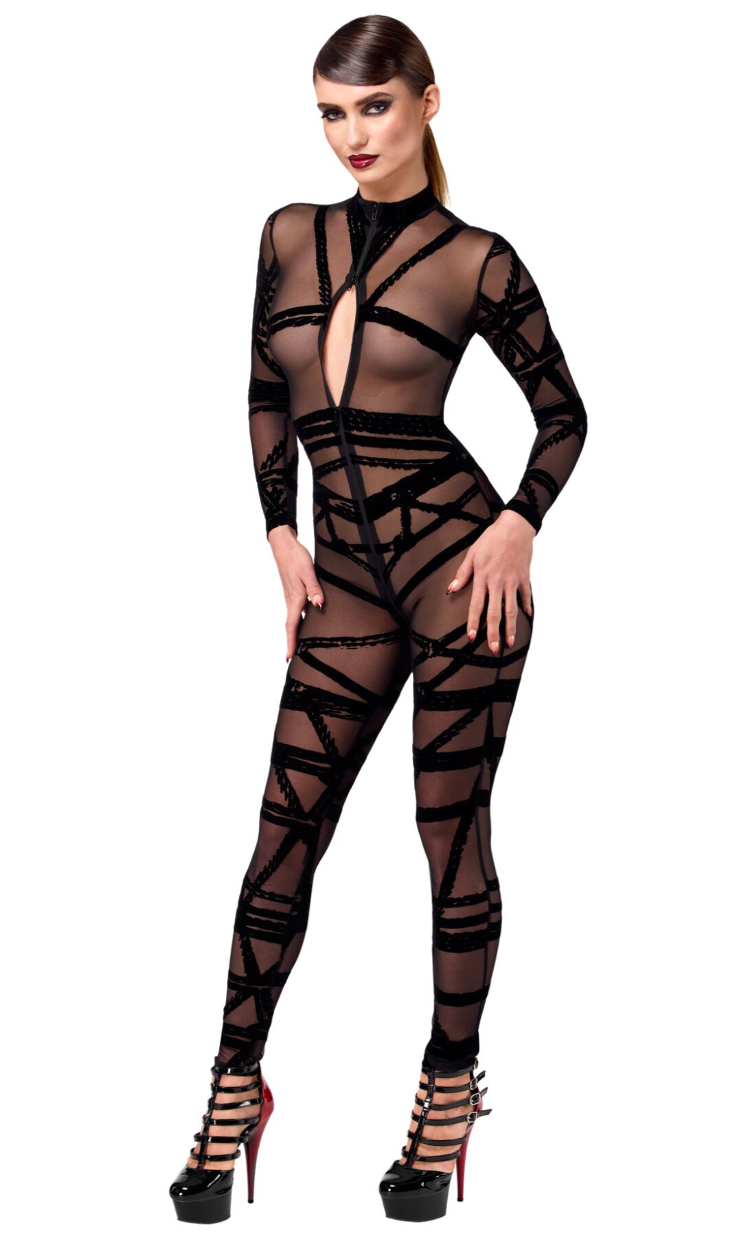 Комбінезон Noir Handmade F357 Bondesque Catsuit S