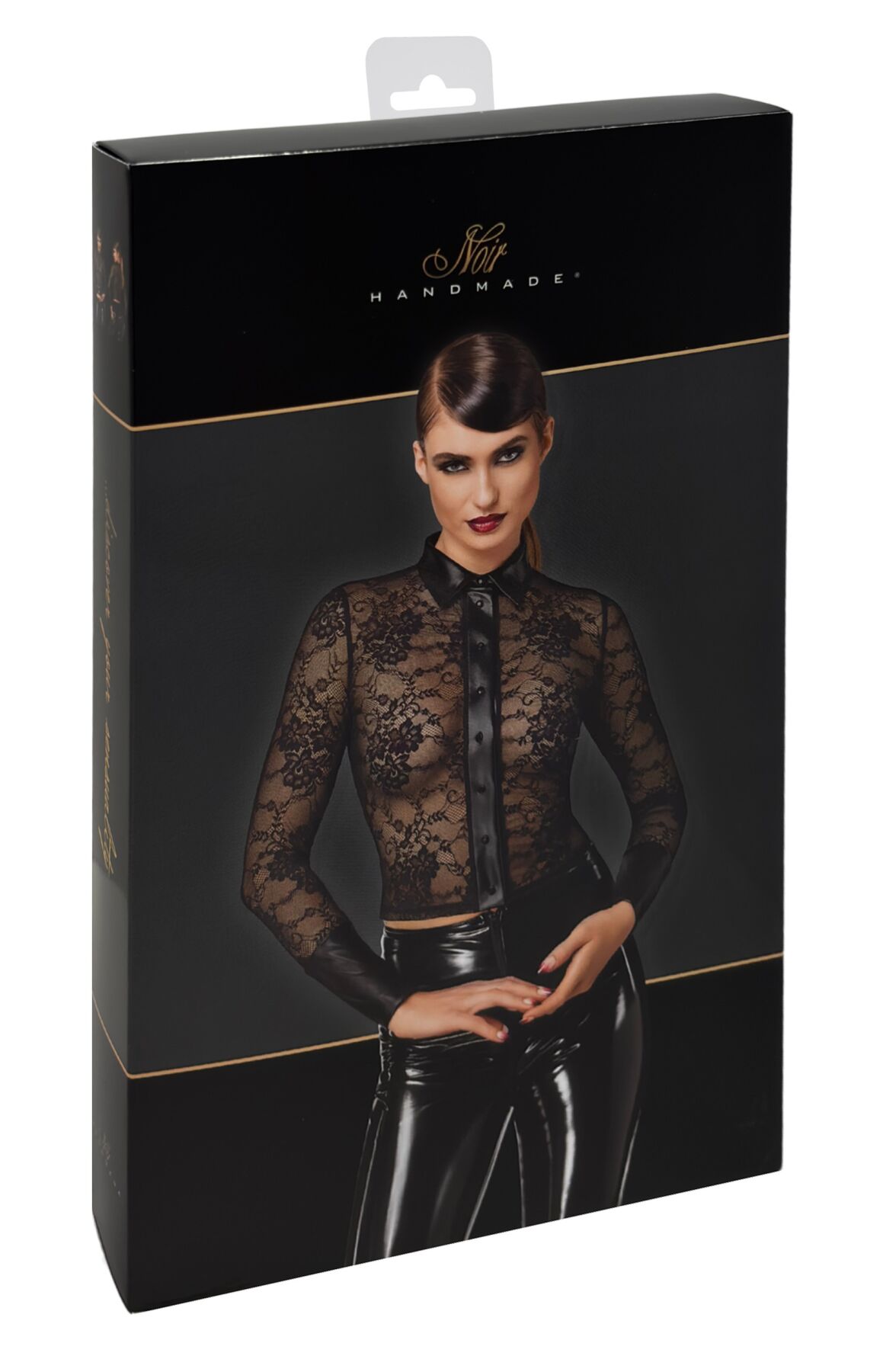 Блуза Noir Handmade F377 Noirelle Lace Button-up Shirt XS